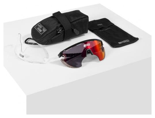 Scicon Sports Aerowing Lamon Lunettes De Soleil De Performance Sportive (Scnpp Multimorror Rouge/Briller)