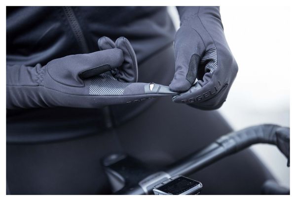 Gants Velo Long De Hiver Rogelli Prime - Homme - Noir
