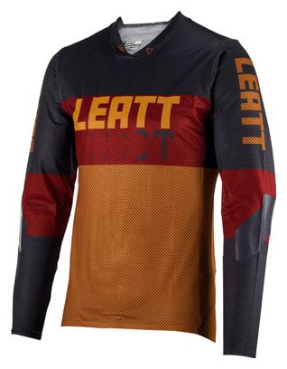 Maillot Manches Longues Leatt MTB Gravity 4.0 Suede Marron