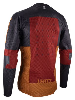 Maillot Manches Longues Leatt MTB Gravity 4.0 Suede Marron