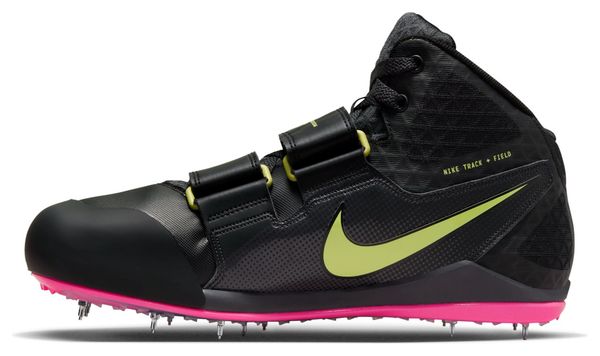 Unisex-Leichtathletikschuh Nike Zoom Javelin Elite 3 Schwarz Rosa Gelb