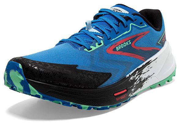 Chaussures Trail Brooks Catamount 3 Bleu Rose Homme