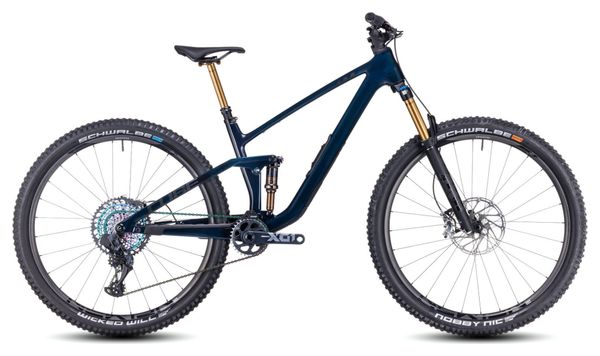 Cube Stereo One44 C:68X SLT Full Suspension MTB Sram XX1 Eagle AXS 12S 29'' Liquid Blue 2024