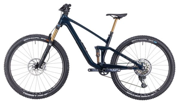 Cube Stereo One44 C:68X SLT Full Suspension MTB Sram XX1 Eagle AXS 12S 29'' Liquid Blue 2024