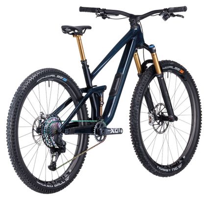 Cube Stereo One44 C:68X SLT Volledig geveerde MTB Sram XX1 Eagle AXS 12S 29'' Liquid Blue 2024