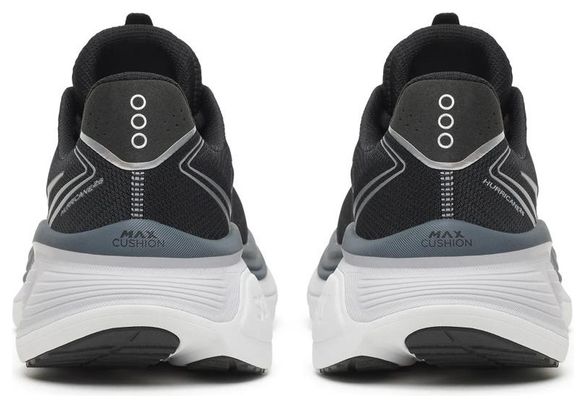 Zapatillas de running Saucony Hurricane 26, negro/plata, para hombre