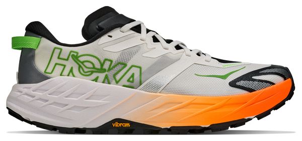 Zapatillas de trail Hoka Speedgoat 7 Blanco/Naranja/Verde para hombre