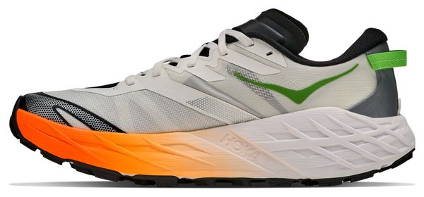 Zapatillas de trail Hoka Speedgoat 7 Blanco/Naranja/Verde para hombre