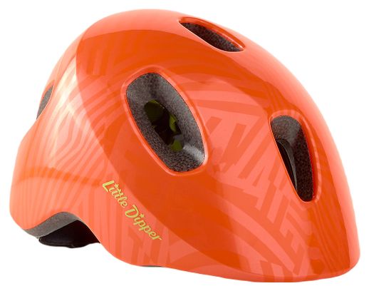 Casco Bontrager Little Dipper MIPS naranja radiactivo para niños