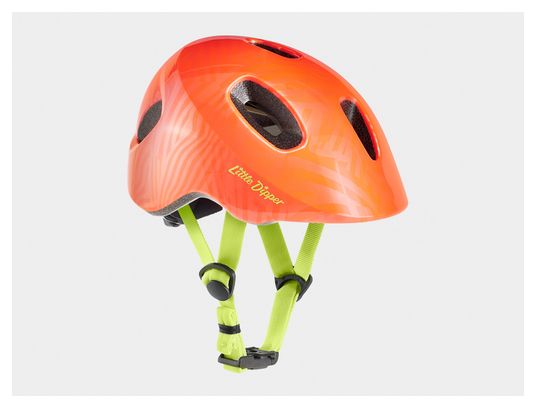 Casco Bontrager Little Dipper MIPS naranja radiactivo para niños