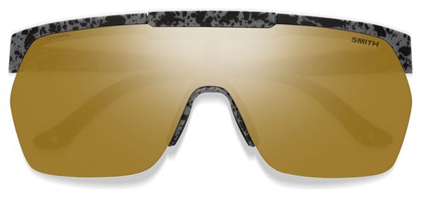 Lunettes Smith XC Matte Gray Marble - Ecran ChromaPop Polarized Bronze Mirror