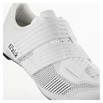 Chaussures de Route Fizik Vento Powerstrap Aerowave Carbon Blanc