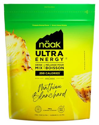 Naak Ultra Energy Drink Piña y Ginseng - 720g