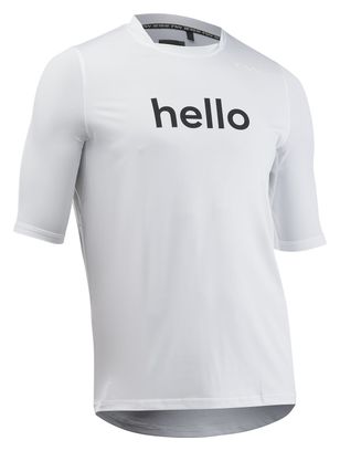 Northwave Bomb Hello Goodbye Men's White Short-Sleeve Jersey