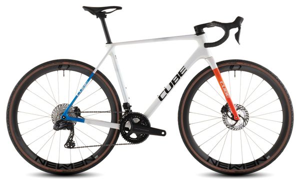 Cube Cross Race C:68X TE Bicicletta da ciclocross Shimano Ultegra Di2/GRX Di2 12S 700 mm Teamline Bianco perla 2026