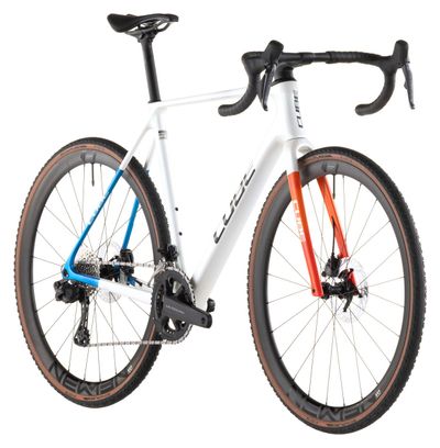 Cube Cross Race C:68X TE Bicicletta da ciclocross Shimano Ultegra Di2/GRX Di2 12S 700 mm Teamline Bianco perla 2026