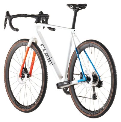 Cube Cross Race C:68X TE Bicicletta da ciclocross Shimano Ultegra Di2/GRX Di2 12S 700 mm Teamline Bianco perla 2026