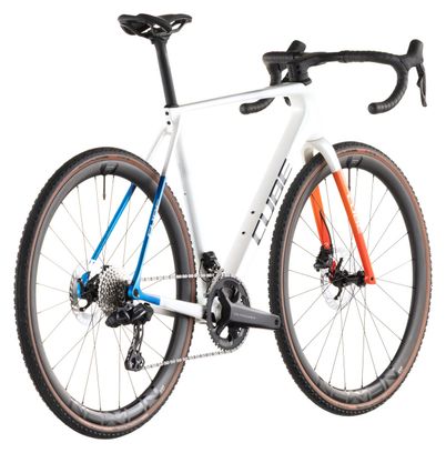 Cube Cross Race C:68X TE Bicicletta da ciclocross Shimano Ultegra Di2/GRX Di2 12S 700 mm Teamline Bianco perla 2026