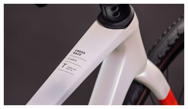 Cube Cross Race C:68X TE Bicicletta da ciclocross Shimano Ultegra Di2/GRX Di2 12S 700 mm Teamline Bianco perla 2026