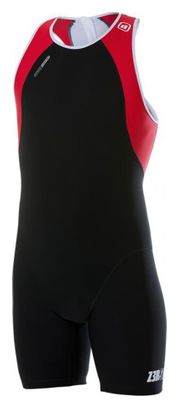 Z3R0D Triathlon Suit uSUIT UNIVERSAL Black White Red
