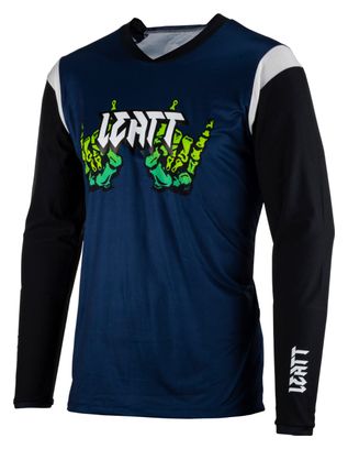 ウェア Size Large Leatt 3.0 DH Jersey Leatt MTB Enduro 3.0 Men's Jersey - Giant Delaware