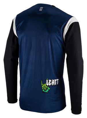 Maillot Manches Longues Leatt MTB Gravity 3.0 Zombie Bleu