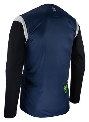 ウェア Size M Leatt 3.0 DH Jeresy (ZOMBIE) Leatt MTB Gravity 3.0 Long Sleeve Jersey Blue Zombie