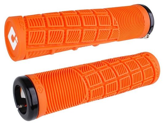 Pair of Odi Reflex Grips 135 mm Orange