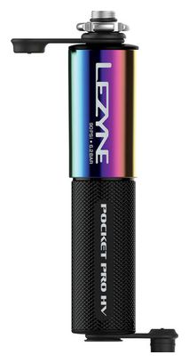 Lezyne Pocket Drive Pro HV Handpomp Zwart/Neo Metallic