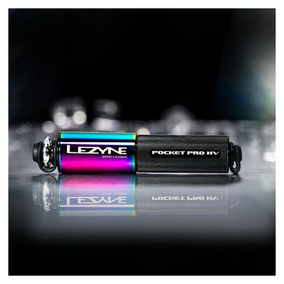 Lezyne Pocket Drive Pro HV Handpomp Zwart/Neo Metallic