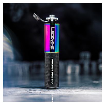 Lezyne Pocket Drive Pro HV Handpomp Zwart/Neo Metallic