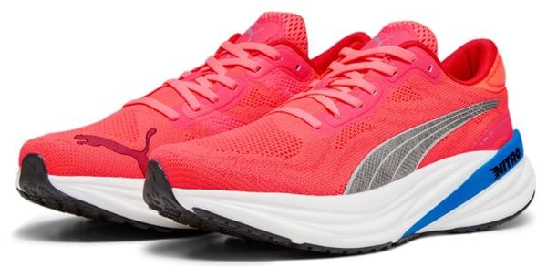 Running Shoes Puma Magnify Nitro 2 Red / Blue