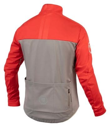 Endura Windchill II Long Sleeve Jacket Red / Grey