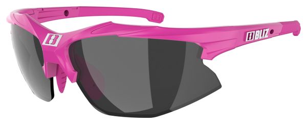 Bliz Hybrid Small Pink/Smoke Silver Mirror + lenti Orange&amp;Clear