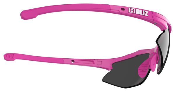 Brille Bliz Hybrid Small Pink/Smoke Silver Mirror + Orange&amp