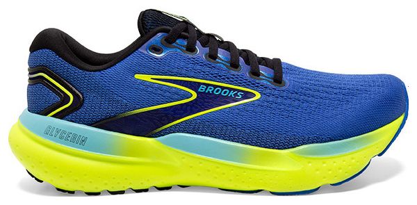 Brooks Glycerin 21 Running Shoes Blue Yellow Men's