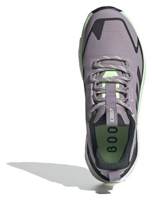 adidas Terrex Free Hiker 2.0 Low GTX Violet Green Women's Hiking Boots