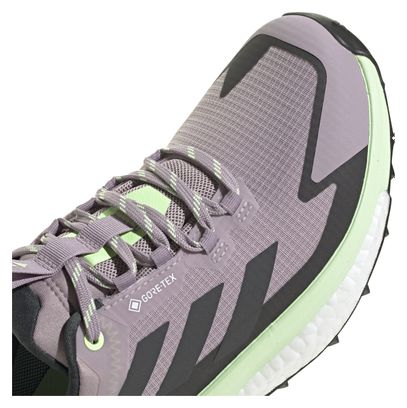 adidas Terrex Free Hiker 2.0 Low GTX Violet Green Women's Hiking Shoes