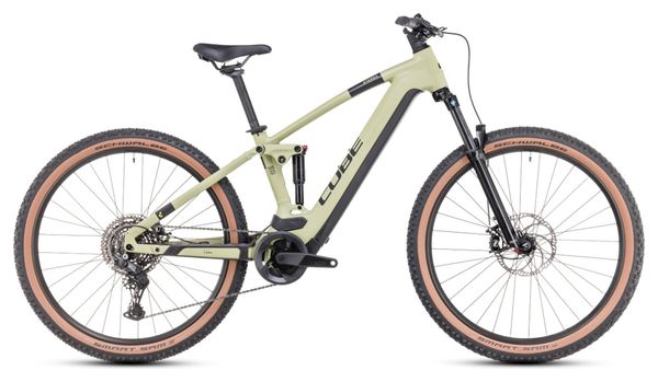 Cube Stereo Hybrid 120 One 750 Elektrische Volledig Geveerde MTB Shimano Cues 10S 750 Wh 29'' Olijfgroen 2024