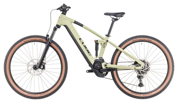 Cube Stereo Hybrid 120 One 750 Electric Full Suspension MTB Shimano Cues 10S 750 Wh 29'' Olive Green 2024