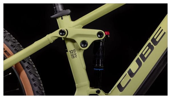 Cube Stereo Hybrid 120 One 750 Electric Full Suspension MTB Shimano Cues 10S 750 Wh 29'' Verde Oliva 2024