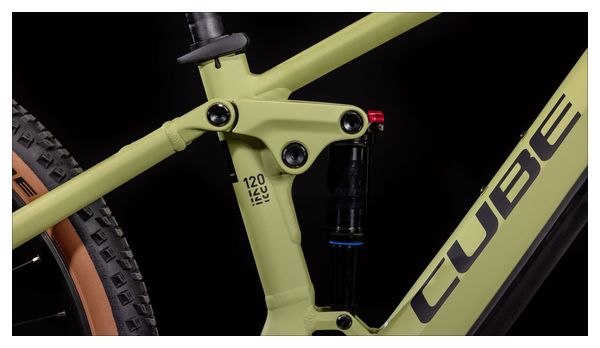 Cube Stereo Hybrid 120 One 750 Electric Full Suspension MTB Shimano Cues 10S 750 Wh 29'' Olive Green 2024
