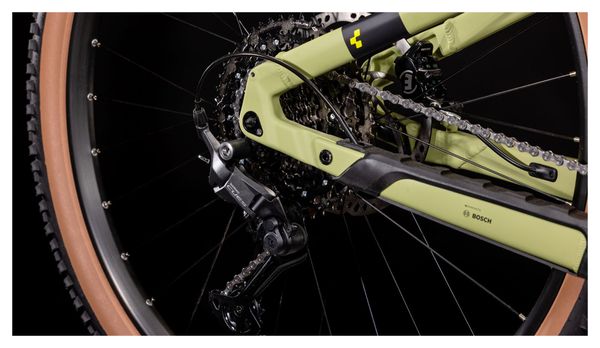 Cube Stereo Hybrid 120 One 750 Electric Full Suspension MTB Shimano Cues 10S 750 Wh 29'' Olive Green 2024