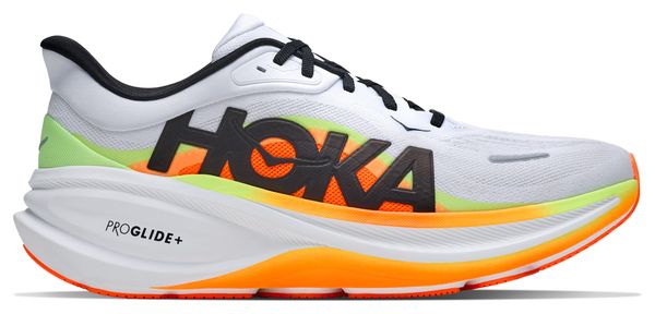 Hoka Clifton Pro Laufschuhe für Herren, grau/orange