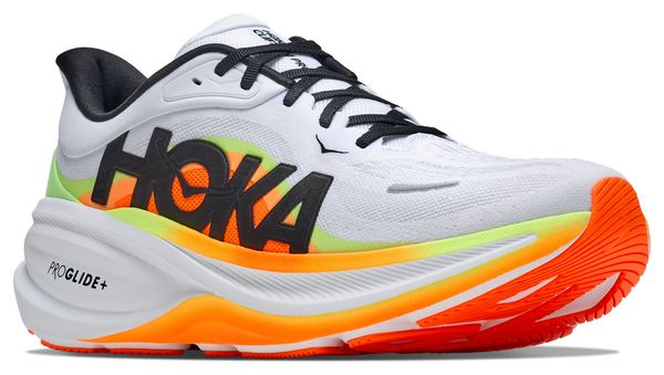Hoka Clifton Pro Laufschuhe für Herren, grau/orange