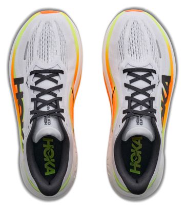 Hoka Clifton Pro Laufschuhe für Herren, grau/orange