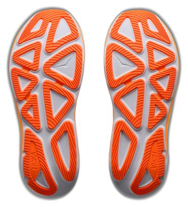 Hoka Clifton Pro Laufschuhe für Herren, grau/orange