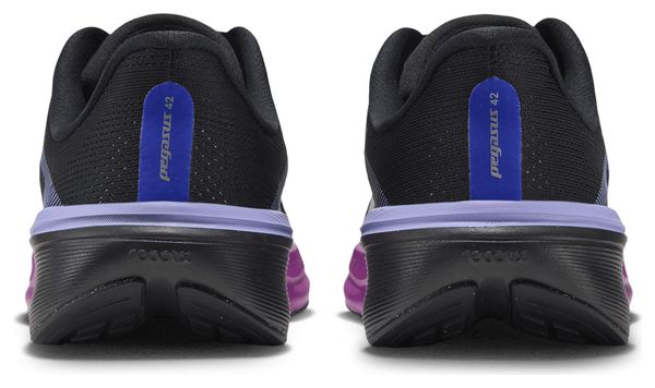 Nike Pegasus 42 hardloopschoenen, zwart/paars, voor kinderen