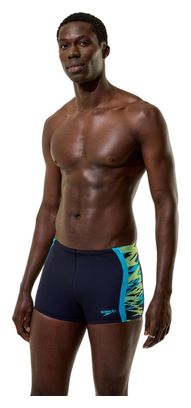 Costume da bagno Speedo Hyperboom Splice nero/verde da uomo
