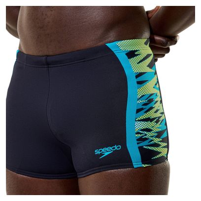 Costume da bagno Speedo Hyperboom Splice nero/verde da uomo
